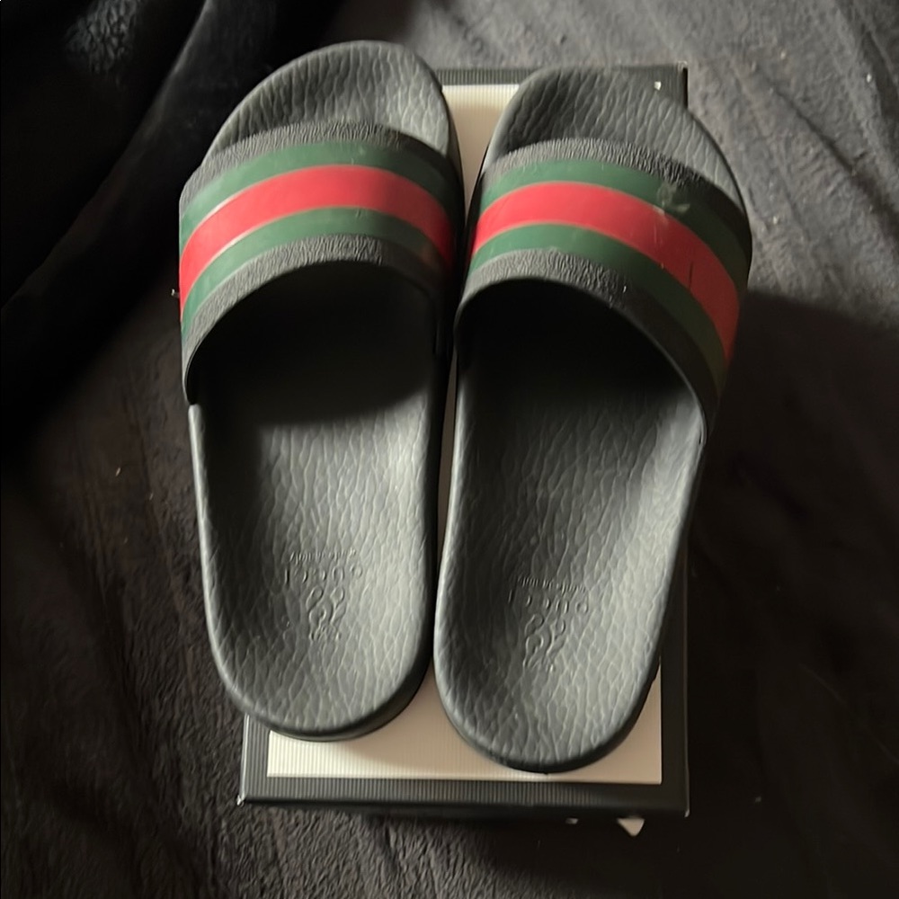 Gucci Black and Red Sandals SOLD